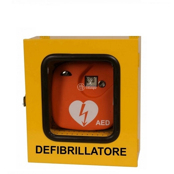 Armadietto per defibrillatore da esterno