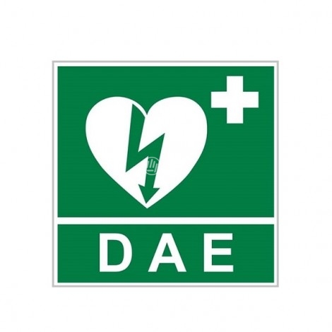Segnaletica per defibrillatore DAE frontale