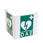 SE0005 - Segnaletica per defibrillatore DAE bifacciale